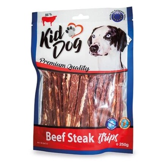 Papírenské zboží - KIDDOG hovězí steak v proužku 250 g 