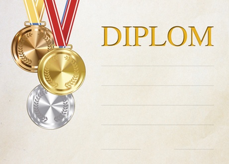 Papírenské zboží - Diplom A5 Medaile