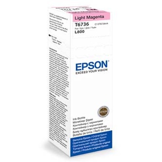 Papírenské zboží - Epson originální ink C13T67364A, light magenta, 70ml, Epson L800