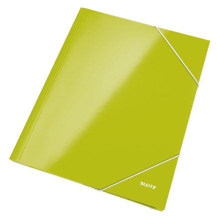 Papírenské zboží - Tříchlopňové desky Leitz WOW, A4, zelená