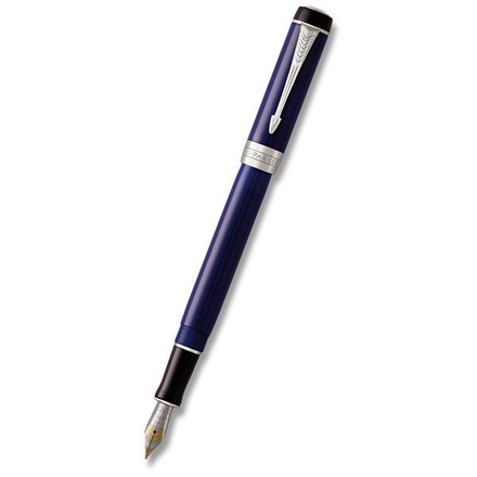 Papírenské zboží - Parker Duofold Classic Blue & Black CT hrot F