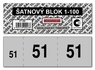 Papírenské zboží - Šatňový blok 1-100 ET290