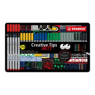 Papírenské zboží - Kreativní set STABILO Creative Tips ARTY 30 ks sada CLASSIC - 6 různých barev