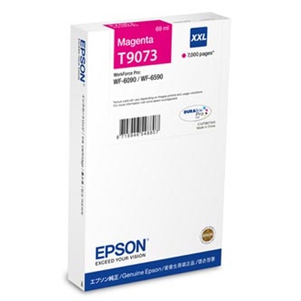 Papírenské zboží - Epson originální ink C13T907340, T9073, XXL, magenta, 69ml, Epson WorkForce Pro WF-6090DW