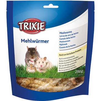 Papírenské zboží - MEALWORMS, mouční červi sušení, 200 g 